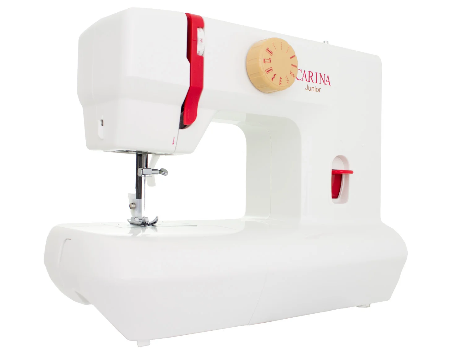 Carina Mechanische N&auml;hmaschine &raquo;Junior&laquo;, Einsteigermodell, 6 Stichprogramme, mit H&uuml;lle 6 Stichprogramme / Ideal als Einsteigermodell