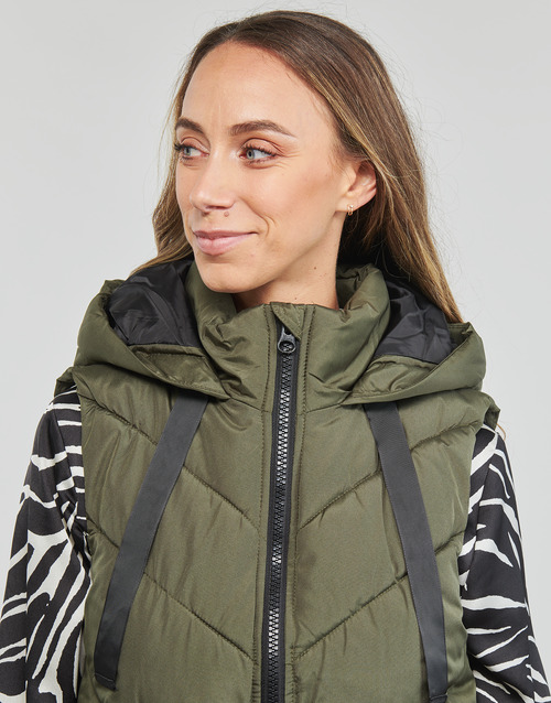 JDY - JDYSKYLAR PADDED HOOD WAISTCOAT OTW NOOS - Vert