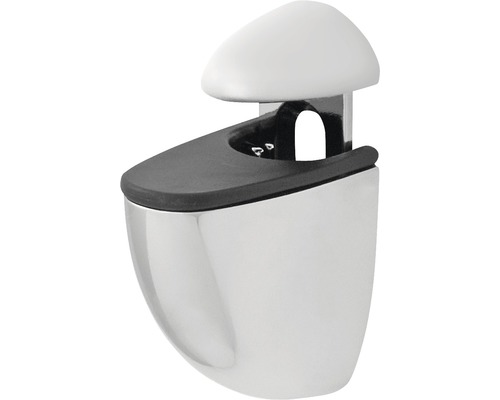 Metalen klemset, verstelbaar 6-20 mm, chroom, 2 stuks