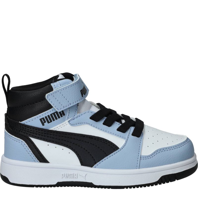 Puma Rebound V6 Mid Sneakers Blauw Jongens
