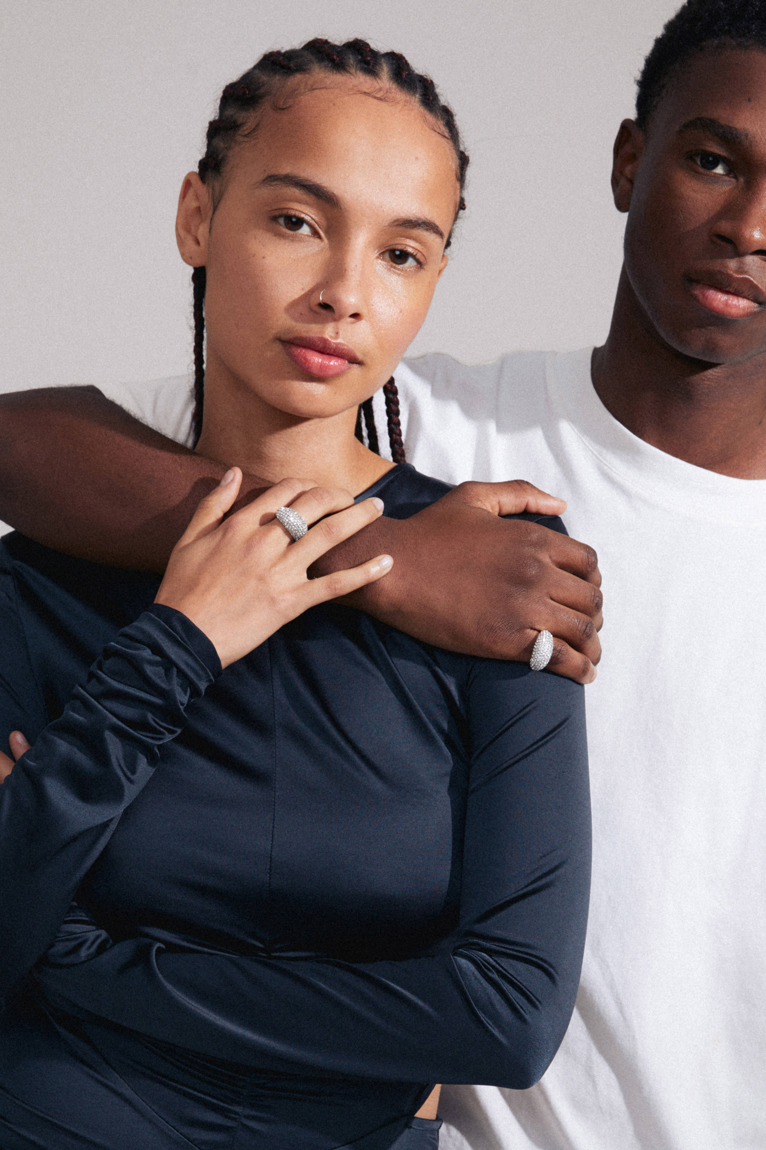 PILGRIM silver plated ring Focus