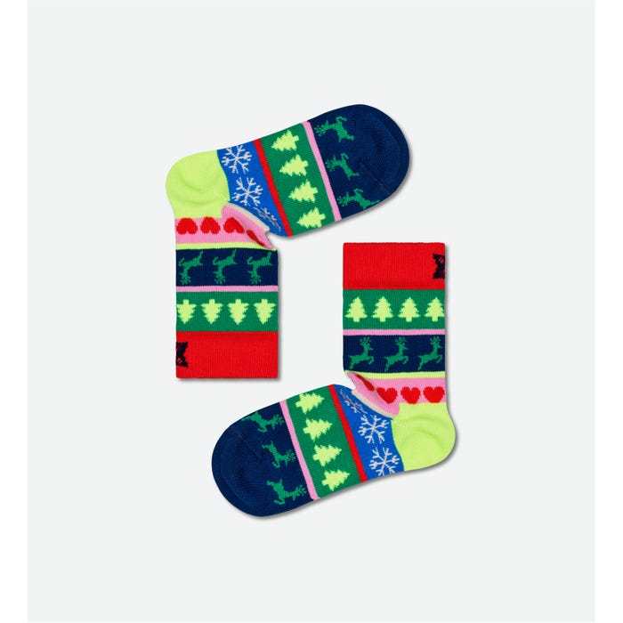 Happy Socks-Kids Happy Socks Christmas Stripe