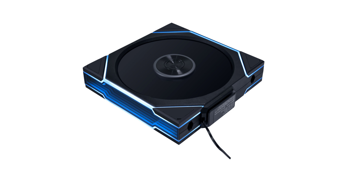 Lian LiUNI FAN TL 140 Wireless RGB case fan  (Zwart, 140 x 140 x 28 mm, PWM)