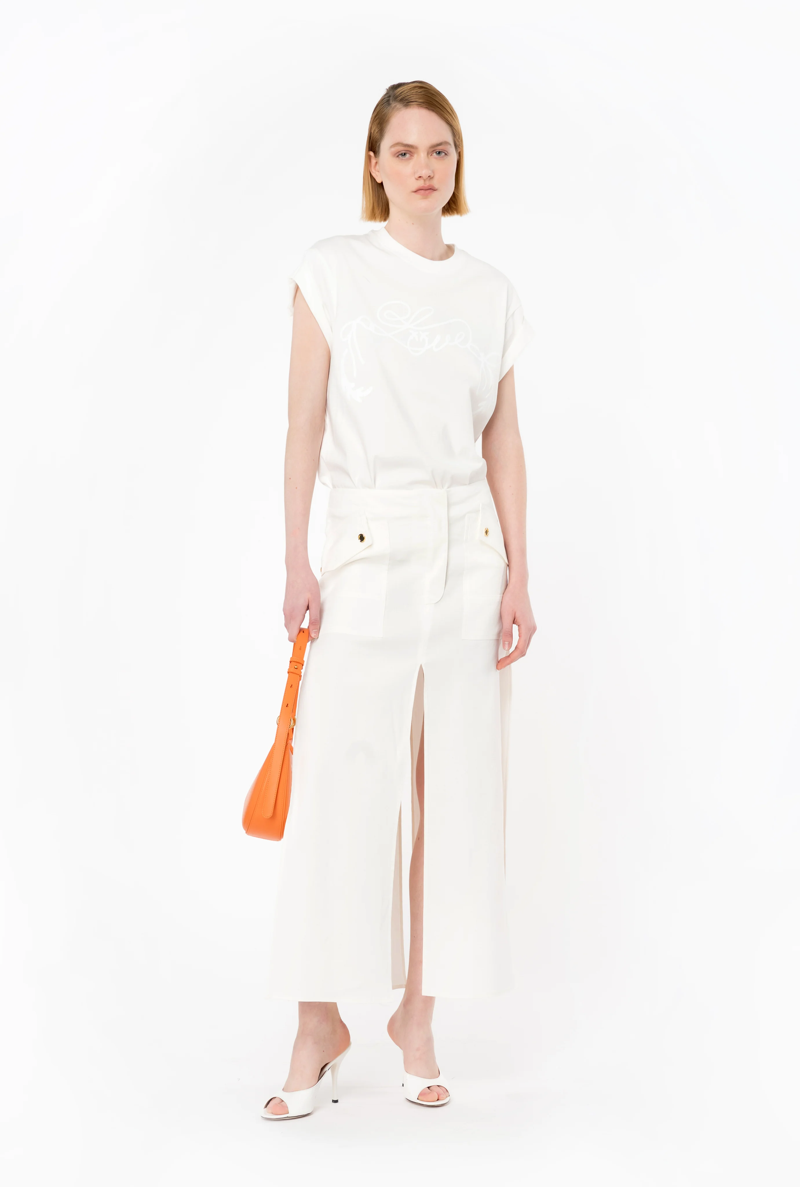 T-shirt imprimé love | Blanc