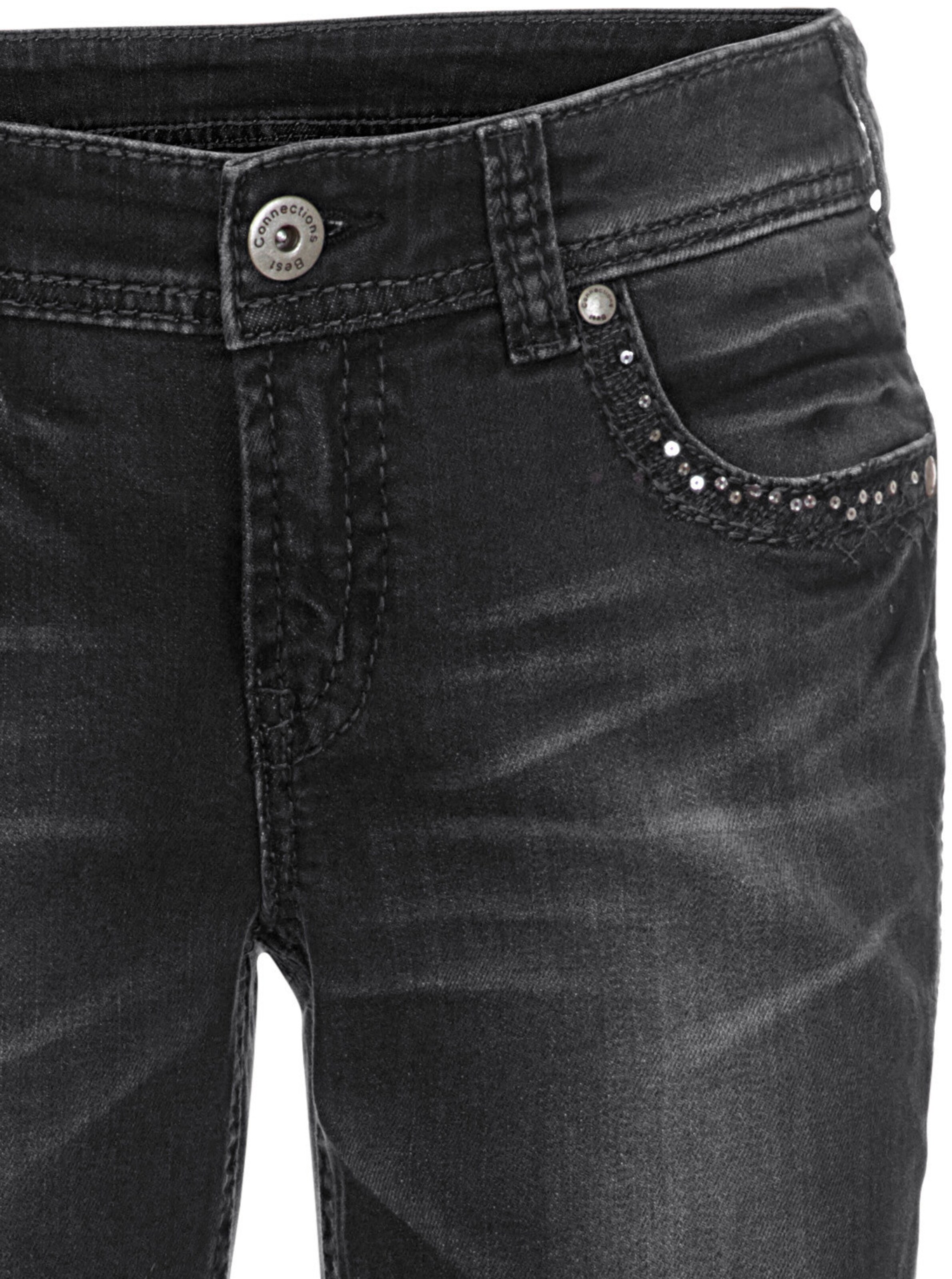 heine Röhrenjeans in black stone