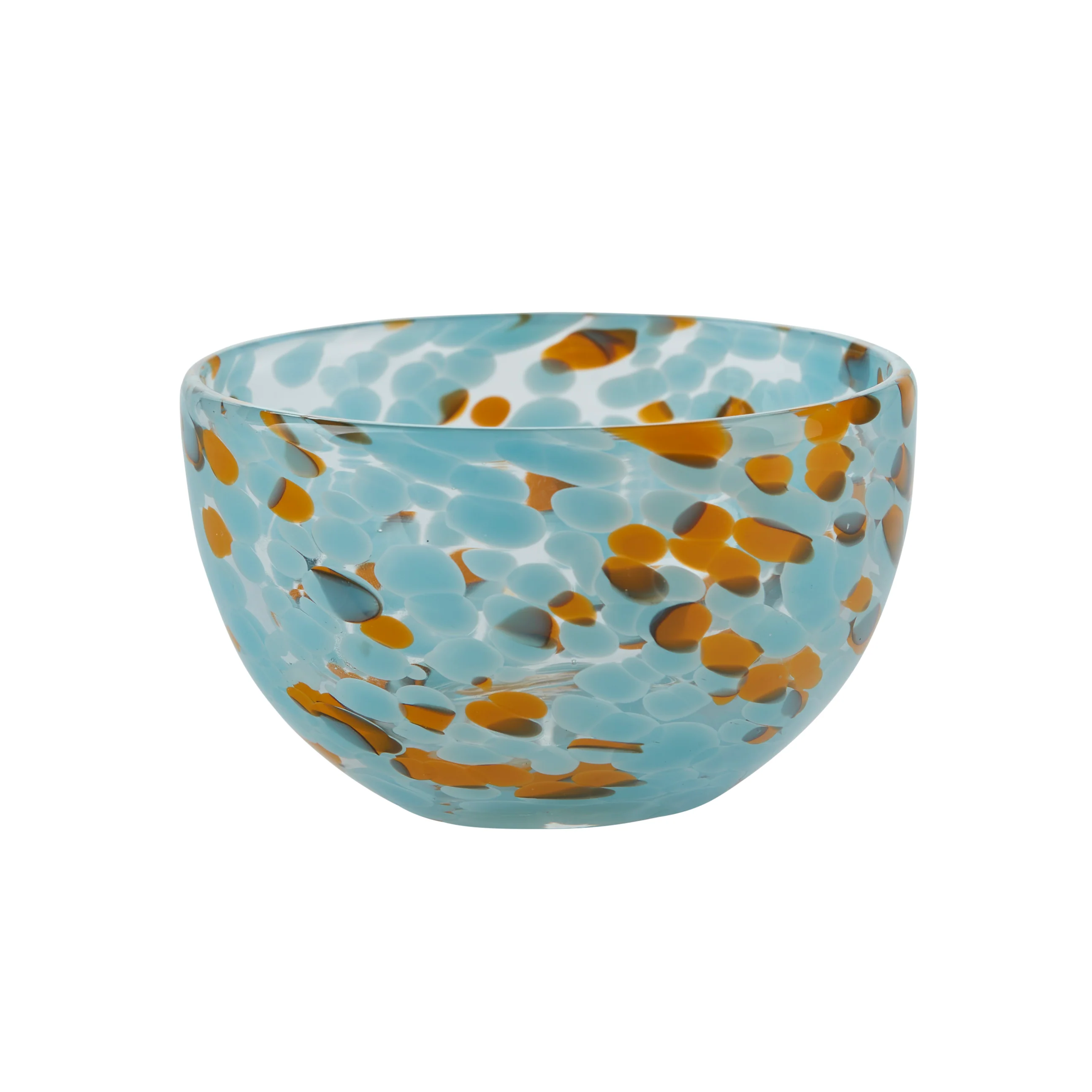 Bahne Interior  Dots skål, blå/orange - Ø11,5 cm.