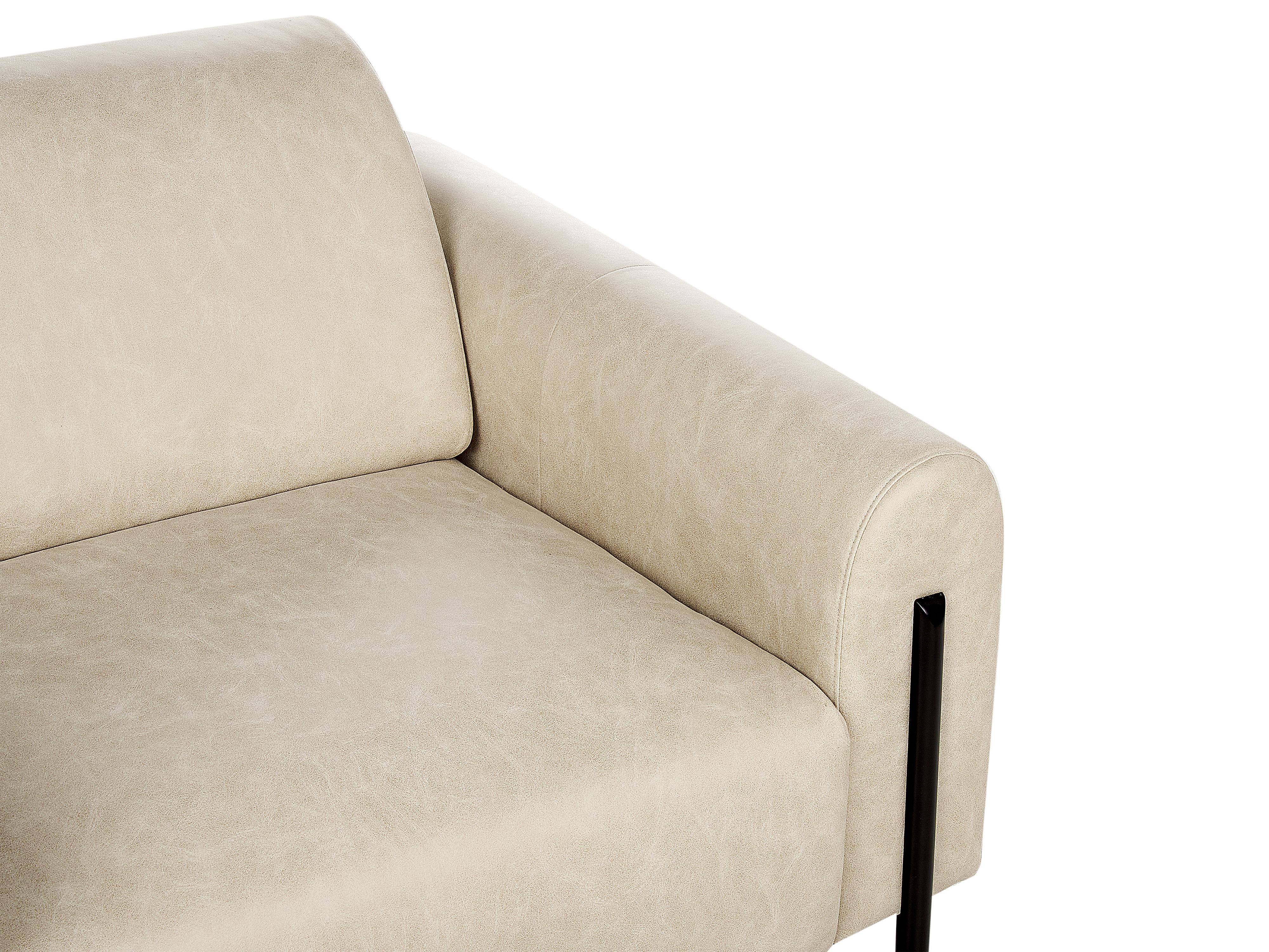 Bank 3-zits ASKIM Stof Beige