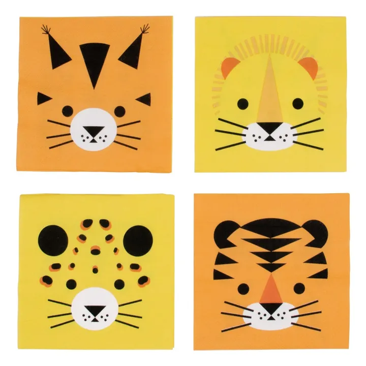 My Little Day Serviettes en papier mini félins - Lot de 20