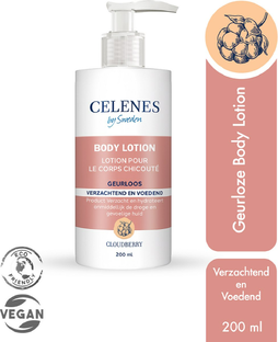 Celenes by Sweden Cloudberry Geurloze Body Lotion - Droge/Gevoelige Huid 200ML