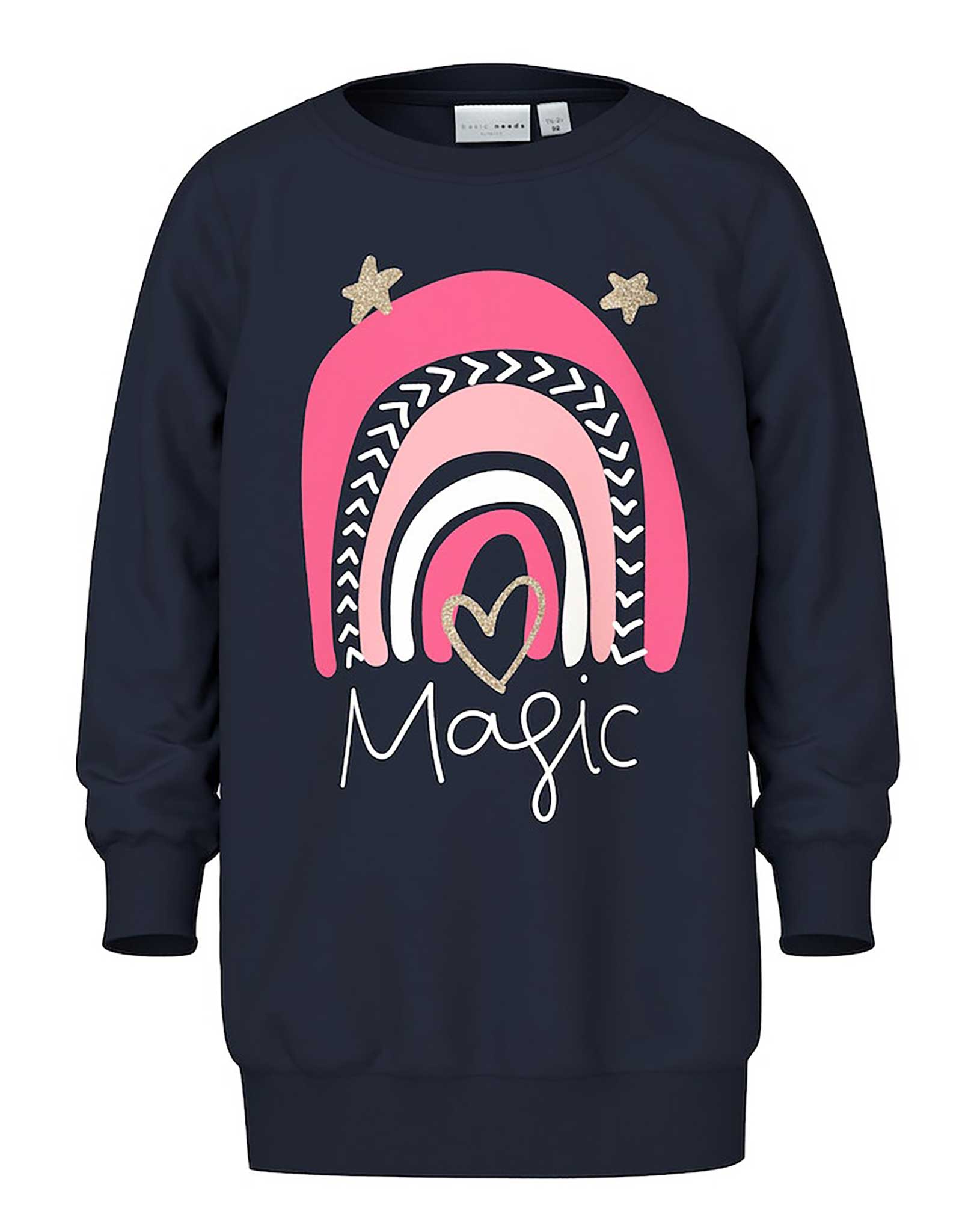 Sweatshirt NMFVERONIKA MAGIC in dark sapphire
