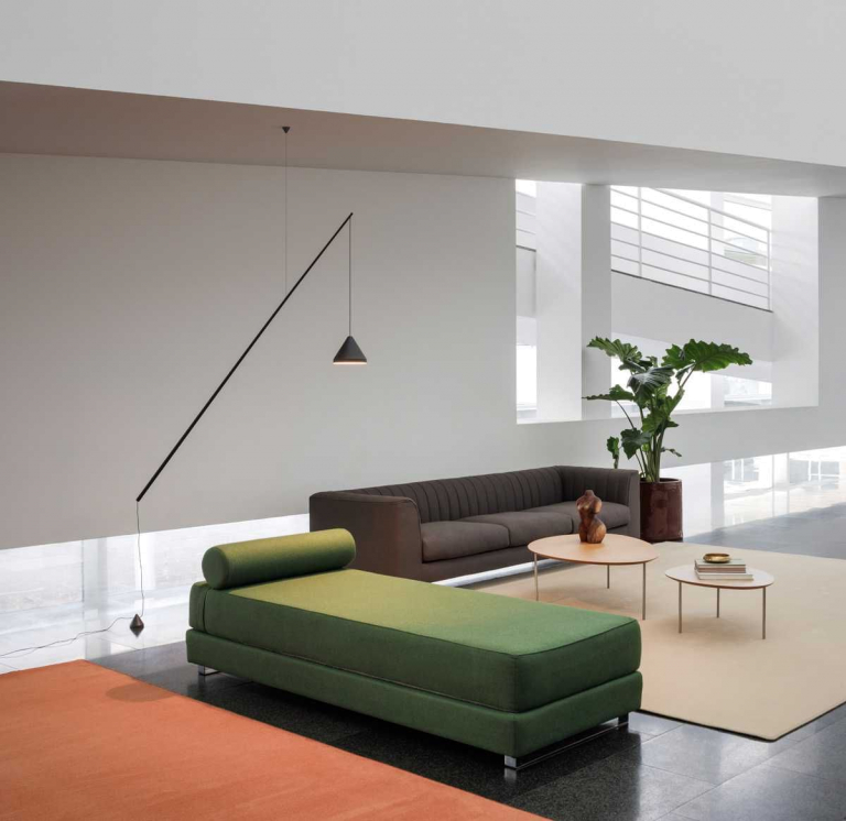 Vibia North 5666 vloerlamp LED zwart