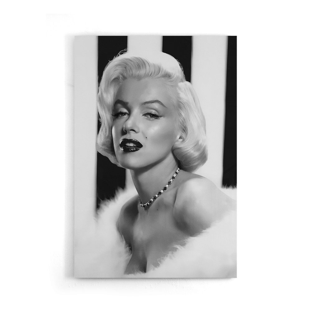 Walljar acrylglas schilderij - Portrait of Marilyn Monroe Acrylglas schilderij - 60 x 90 cm