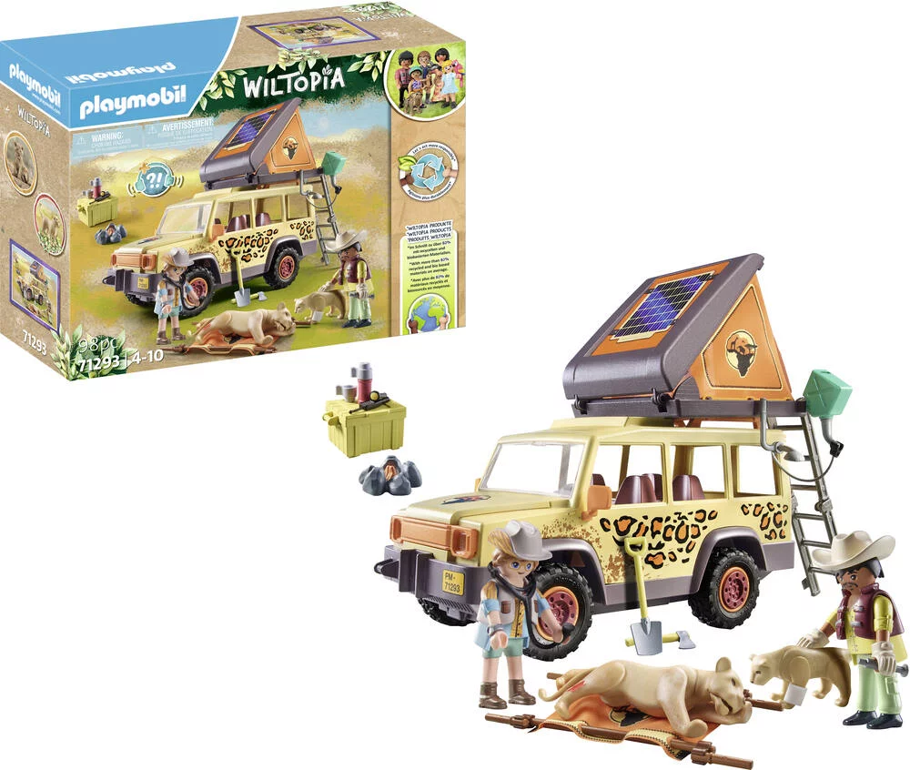 EXPLORATEURS AVEC VEHICULE TOUT TERRAIN -71293