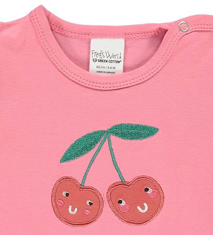 Freds WoRød T-Shirt - Baby - Cherry Puff - Pink
