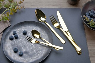 casaNOVA Besteck-Set LIMA 30-teilig goldfarbig