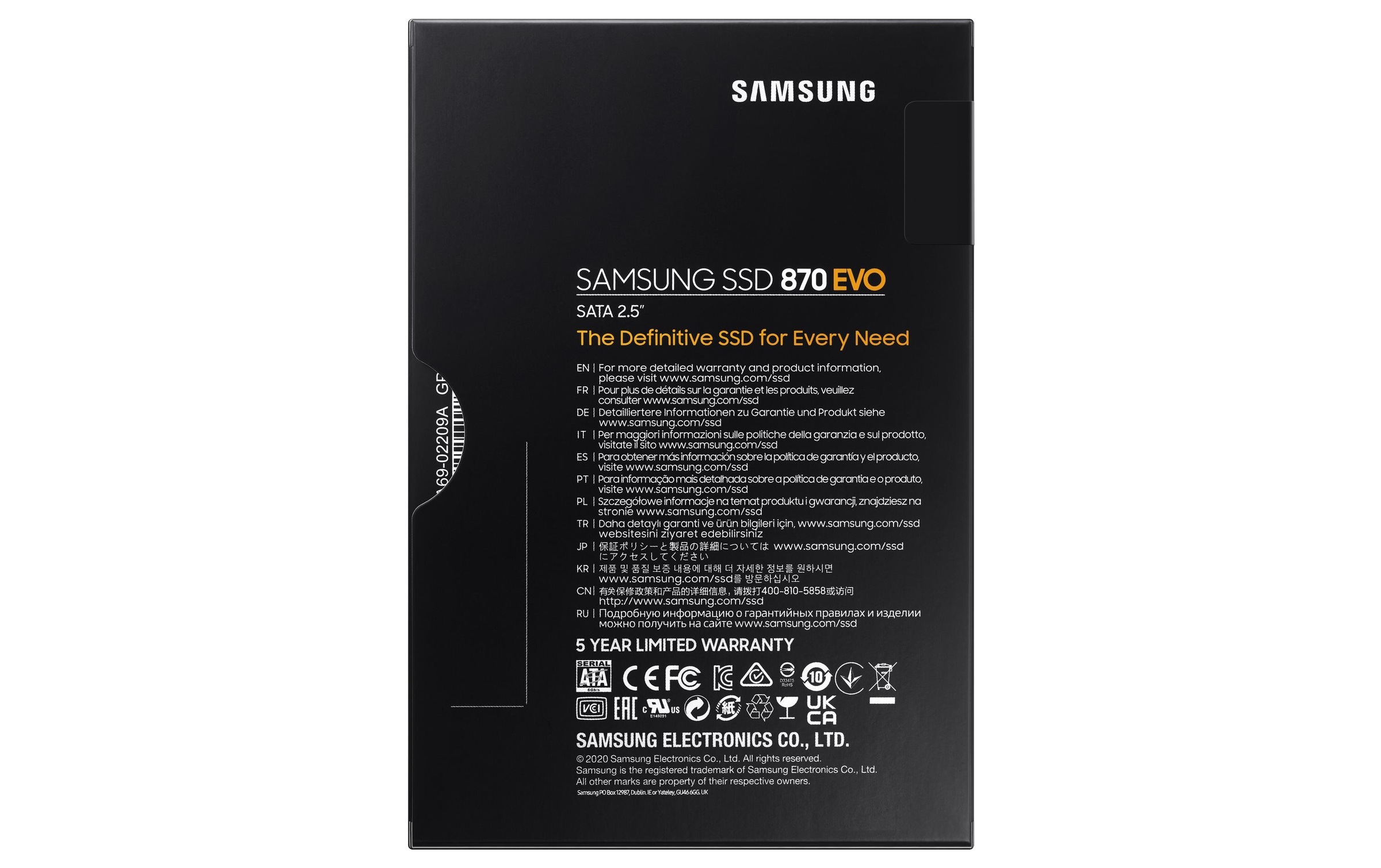 Samsung externe SSD »870 EVO 44683 SATA 250 G« 250 GB