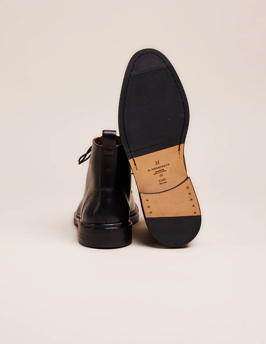Bottines Guillaume - Cuir noir