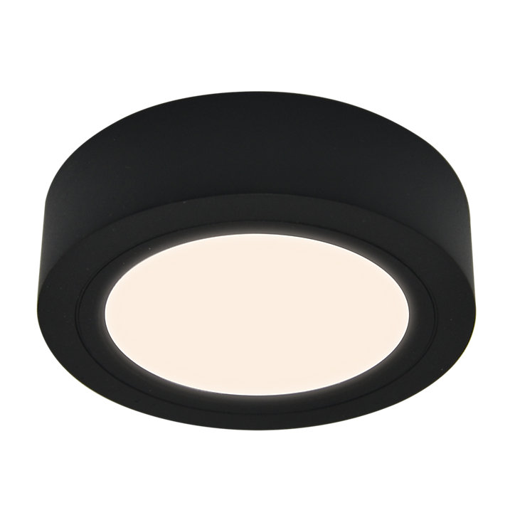 Spot à pile Mohun LED intégrée variation de blancs IP20 dimmable 50lm 1W Ø8xH.2,5cm noir GoodHome