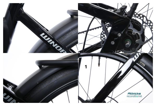 Vélo Ville Electrique Winora iRide PURE R5f Shimano Nexus 5V 400Wh Noir 2024