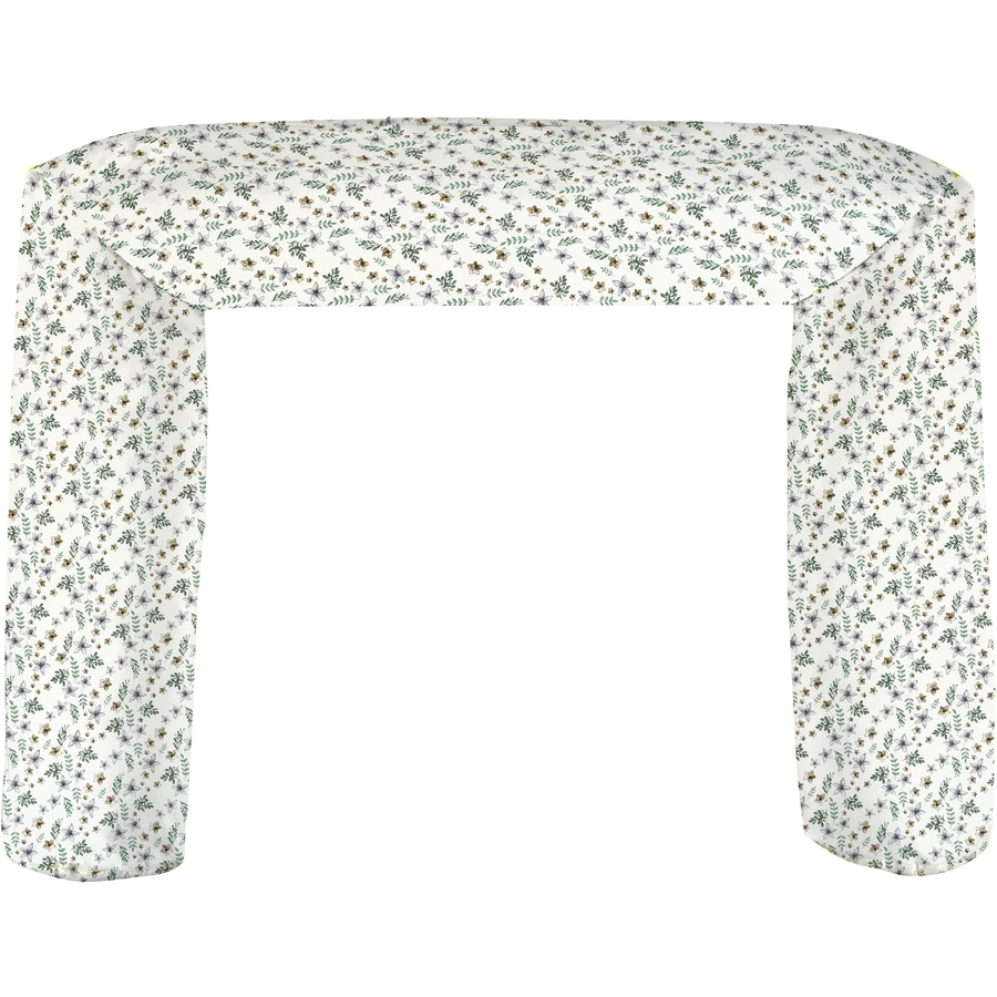 Alvi® Schlummer-Lounge Petit Fleurs grünweiß 180 cm