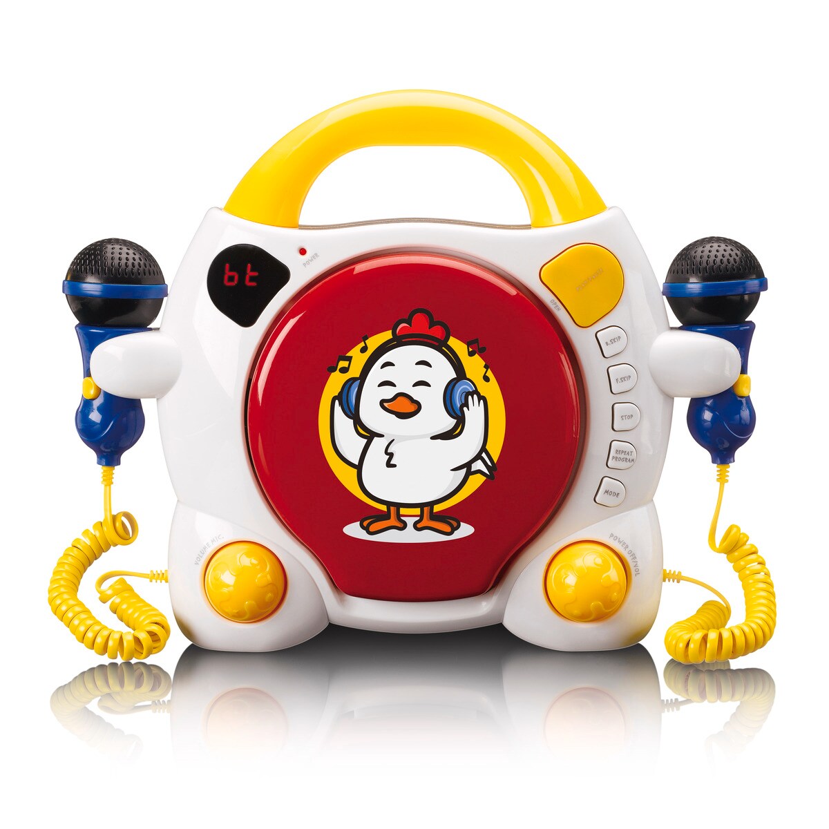 LENCO KCD-011KIDS Tragbarer Kinder Karaoke CD-Player mit BT
