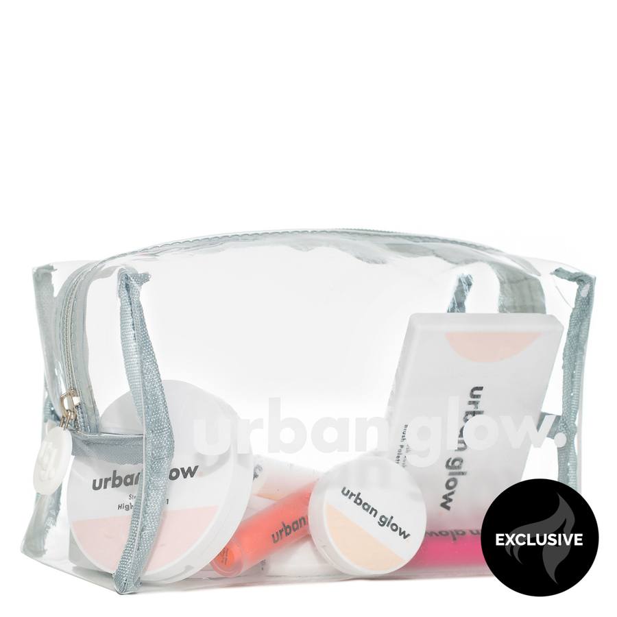 Urban Glow Beauty Case Zipper Cosmetic Bag