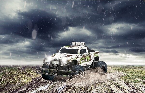 Revell Control - Mud Scout Fjernstyret Monster Truck - 1:10 - Hvid