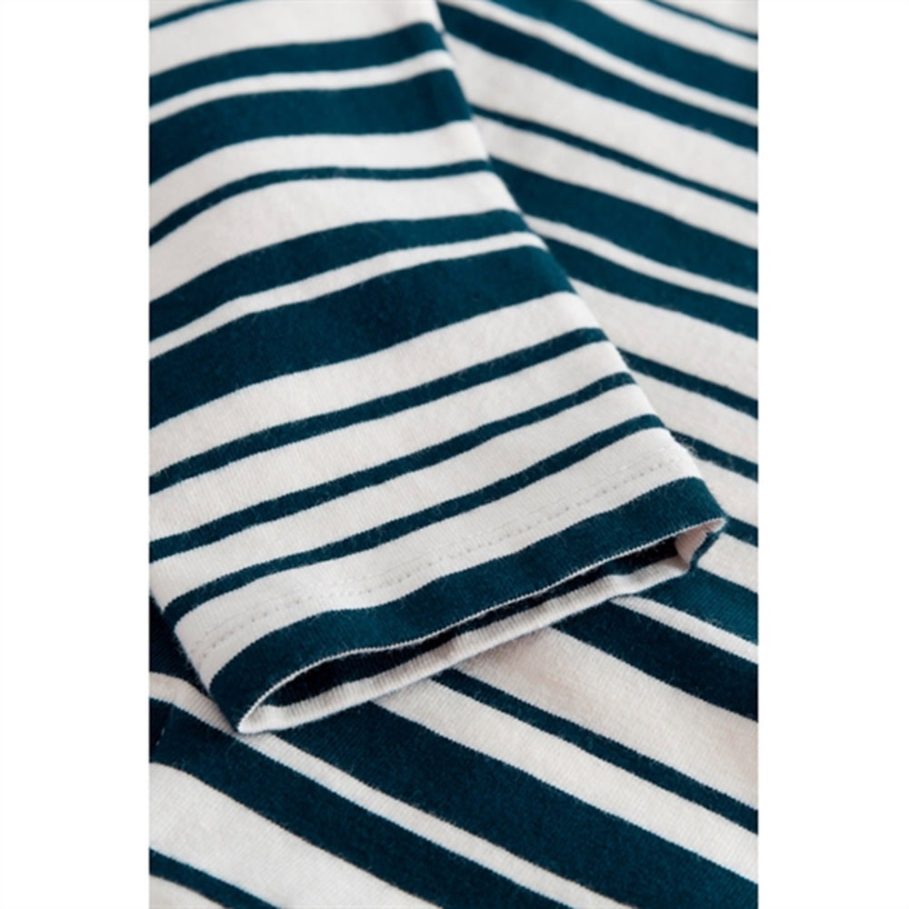 Off White/Navy Stripes Ira Leggings
