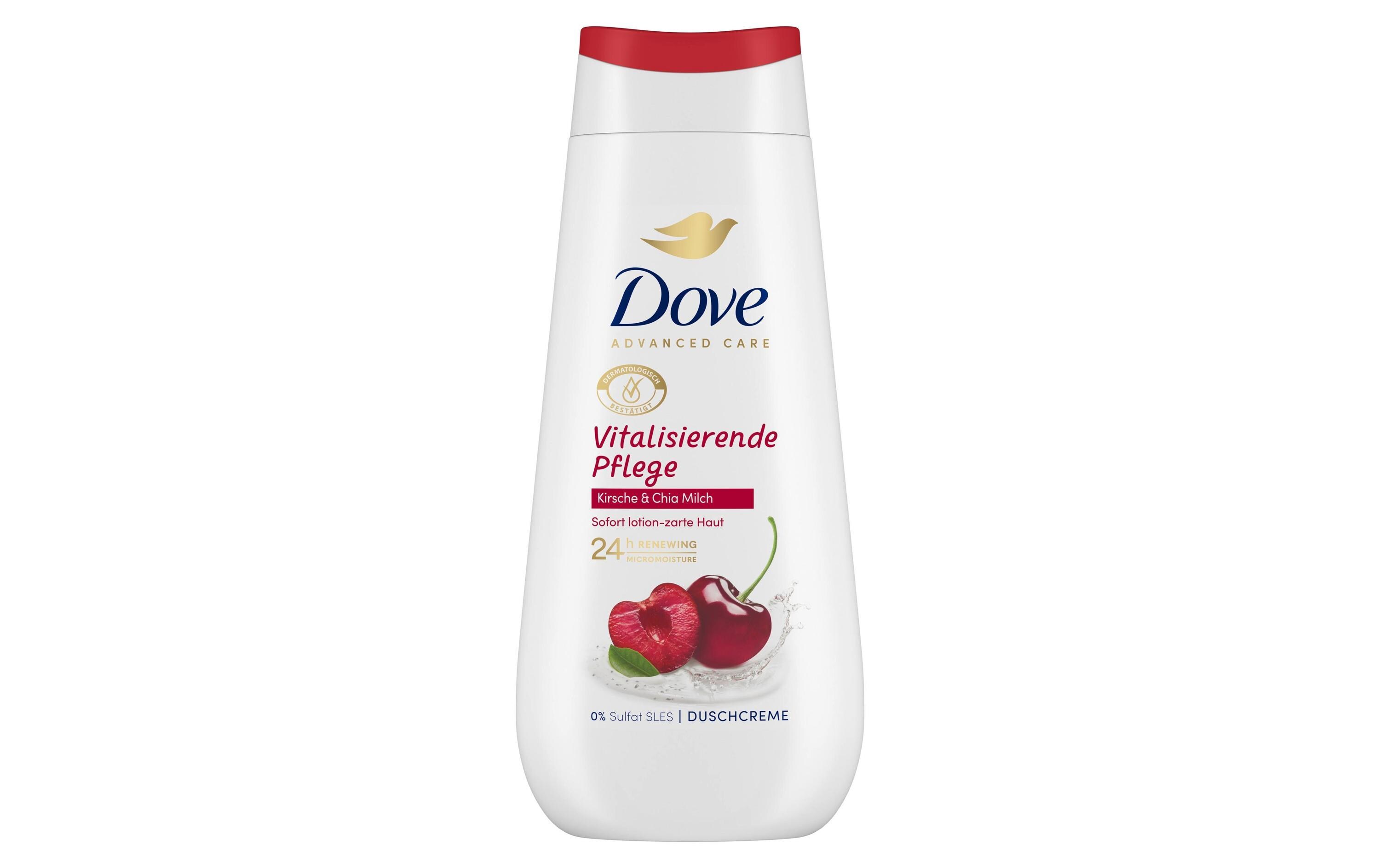 Pflegedusche Advanced Care Kirsche und Chia MilchCremiges Duschgel mit vitalisierendem Duft