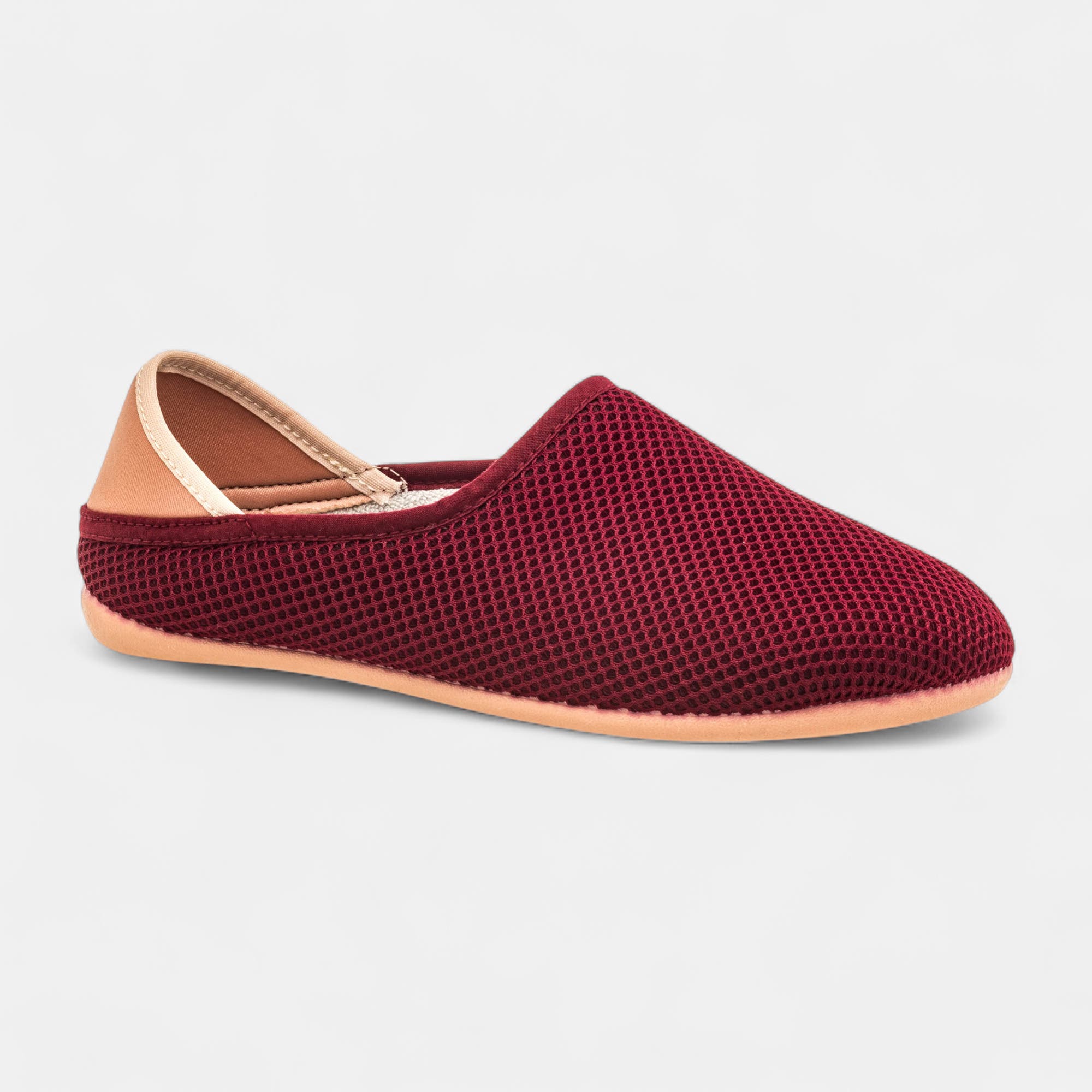 Pantoufles mules Femme bordeaux
