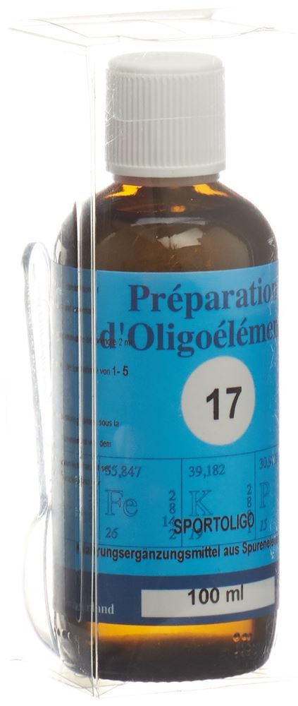 BIOLIGO POE 17 Sportoligo Préparation d'oligoéléments/Ginseng Lös Fl 100 ml