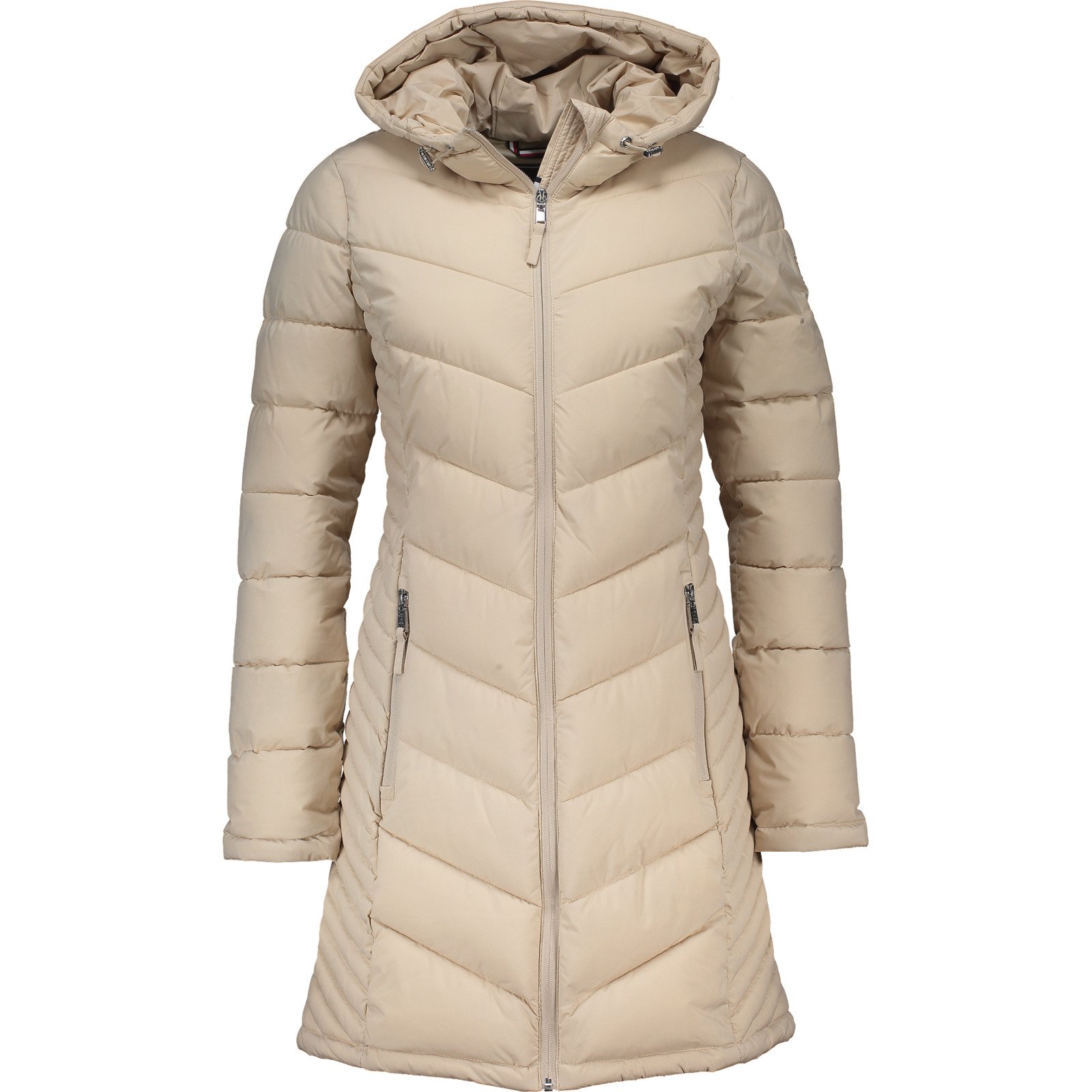 Tommy Hilfiger Damen Pakable Parka L, beige