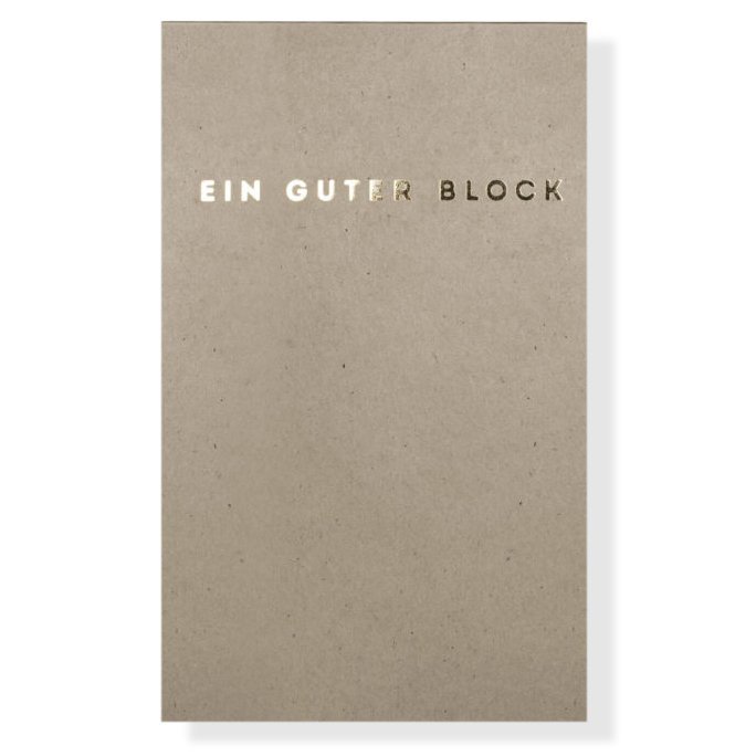 Notizblock Ein guter Block