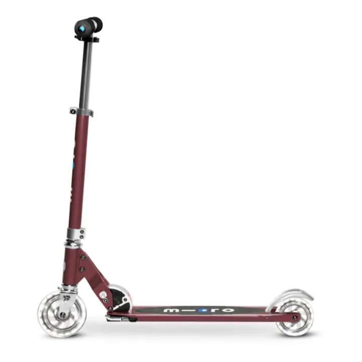 Micro Trottinette Micro Sprite LED | Rouge foncé