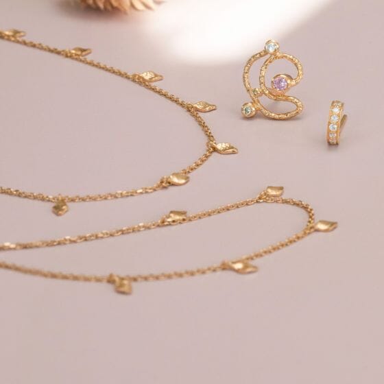 Stine A Tout Petit Ile De L'Amour Necklace Goldenen