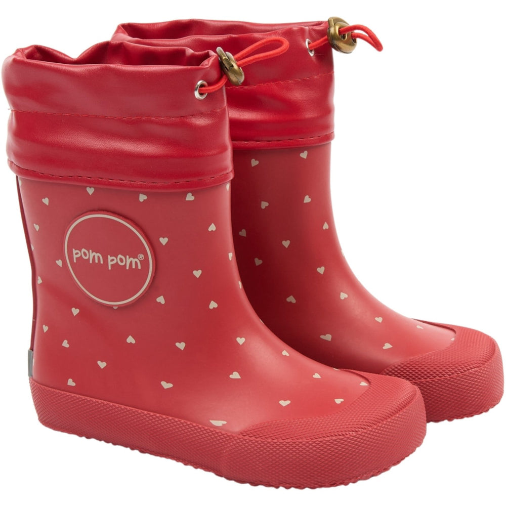 Køb Pom Pom Samba Heart AOP Bell Barefoot Gummistøvler