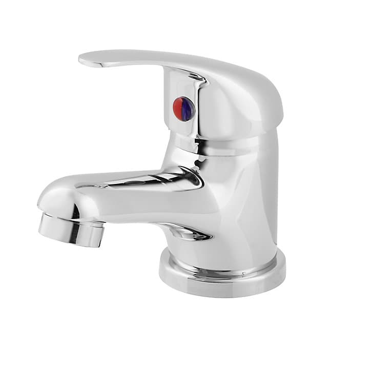 Mitigeur lavabo avec vidage et flexibles Femelle 12/17 en laiton chromé Arborg