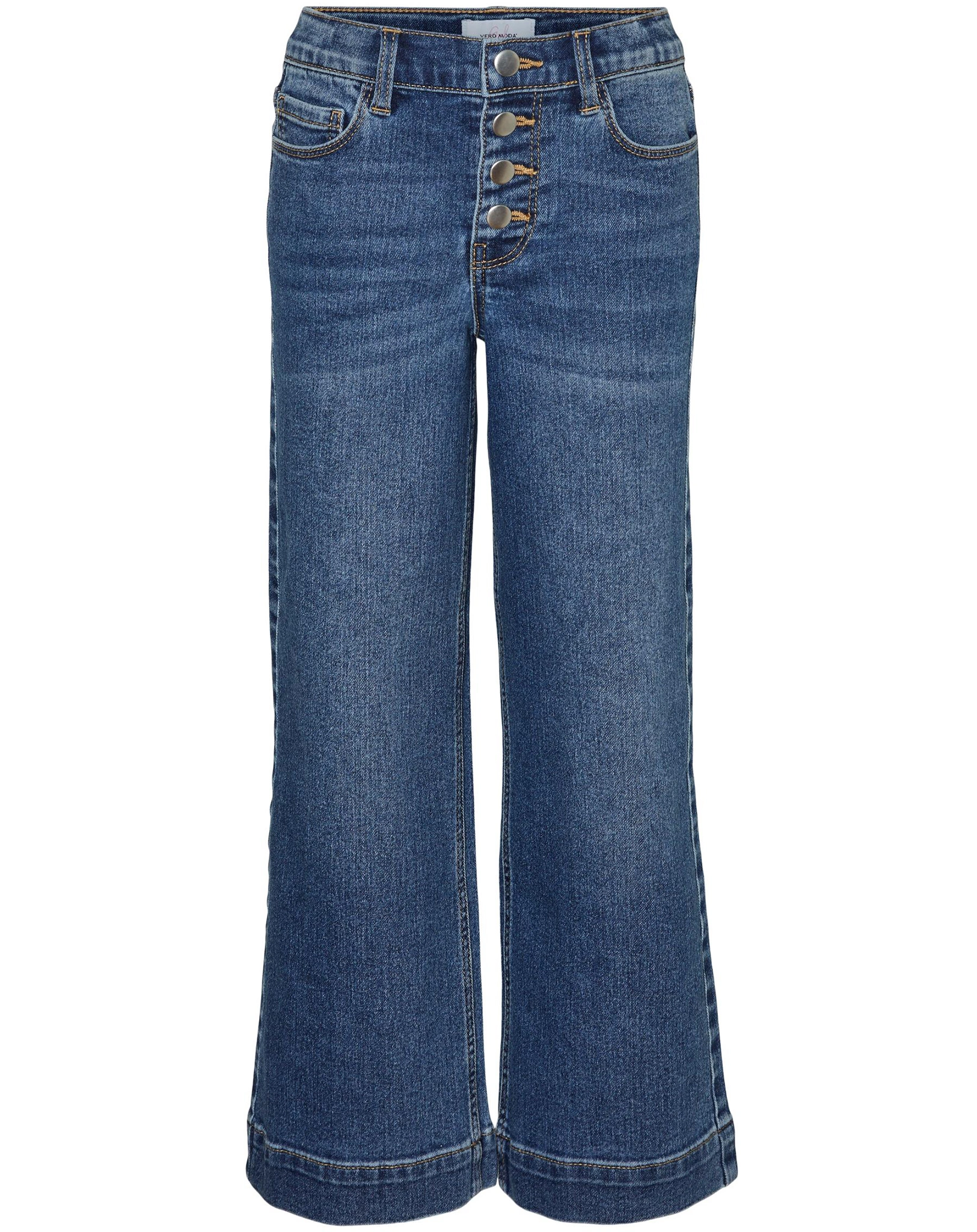 Jeanshose VMDAISY WIDE LEG in medium blue