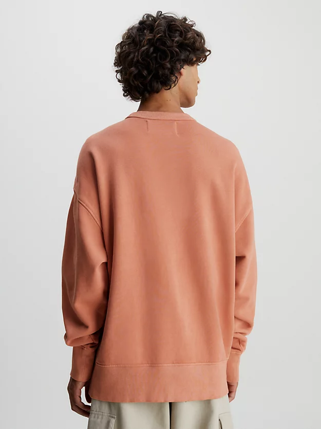 Moletom oversized com monograma