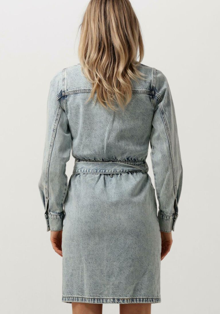 FREEBIRD blauwe freebird mini jurk dominiek