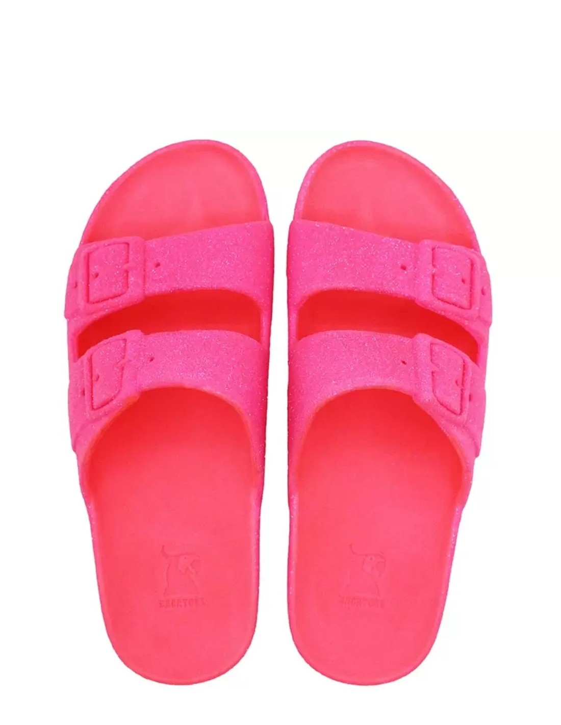 cacatoes Sandales Femme Neon Rose Fluo