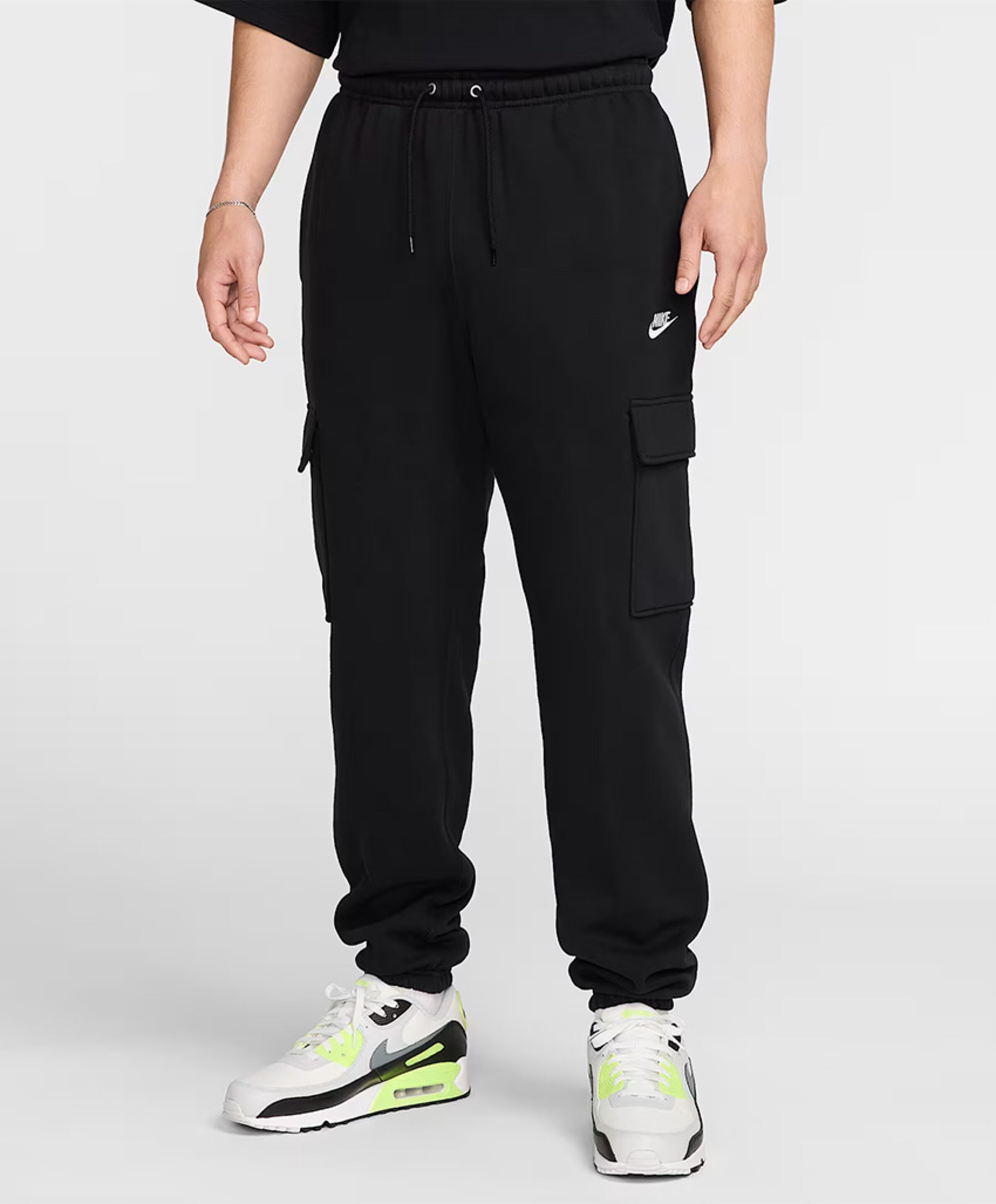 Nike M Nk Club Bb Cargo trainingsbroek zwart