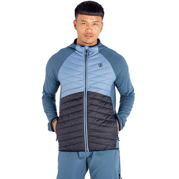 Doudoune randonnée DARE 2B MOUNTAINEER WOOL HYBRID GREY MIRGE/BLACK