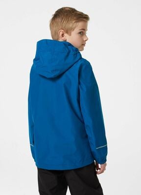 Helly Hansen JR Juell Regnjakke, Deep Fjord