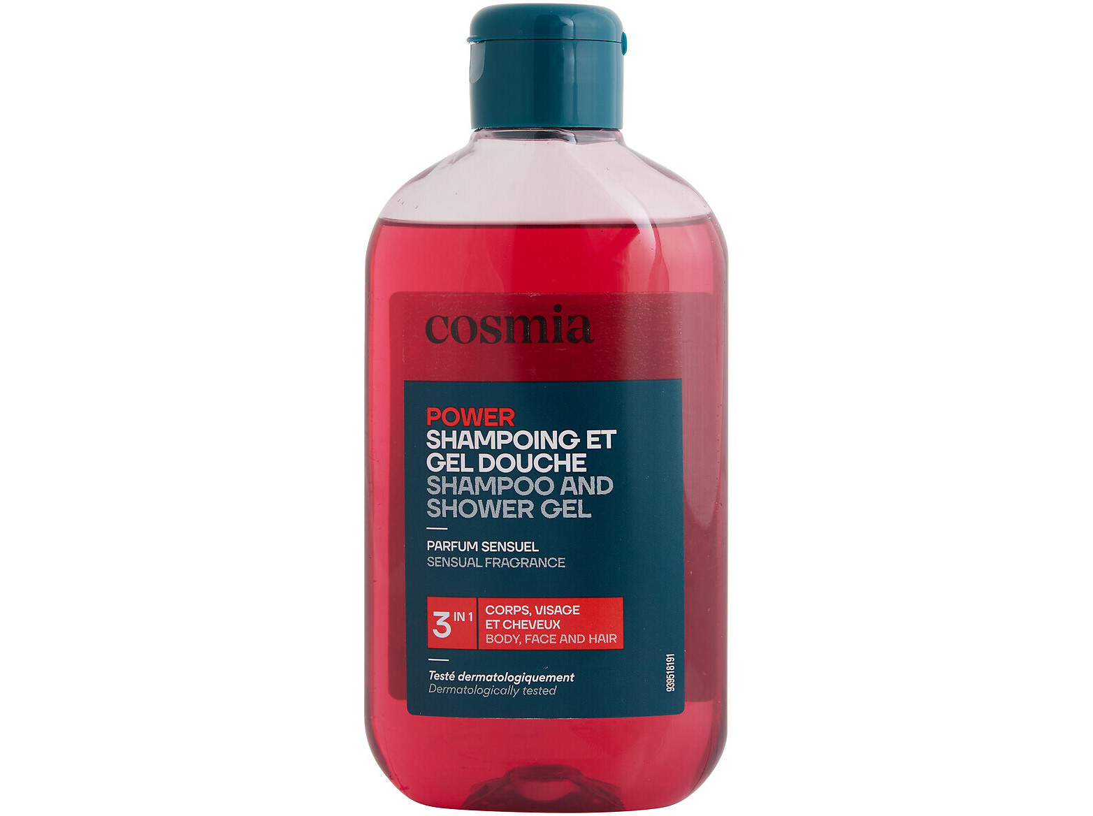 GEL BANHO COSMIA 3EM1 POWER 250ML