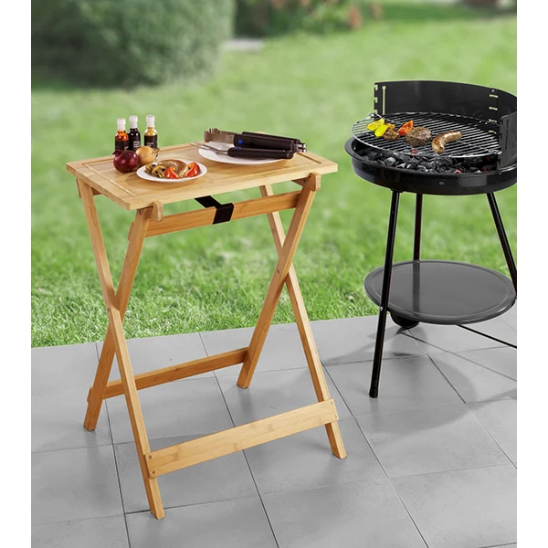 Table pliante avec plateau amovible Lugo en bambou Wenko by Maximex