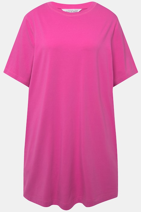 Extra Longshirt, Rundhals, Halbarm, Oversized
