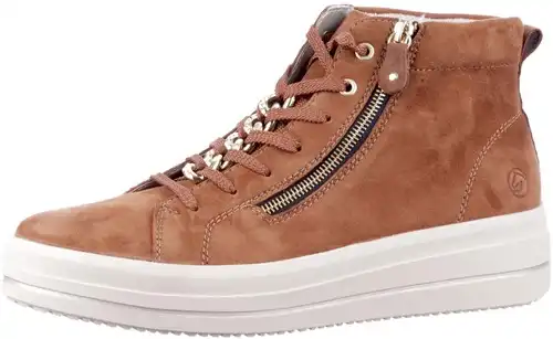 D1C70-22 Remonte bruin - maat 45 veterboot bruin - maat 45 Calandschoen