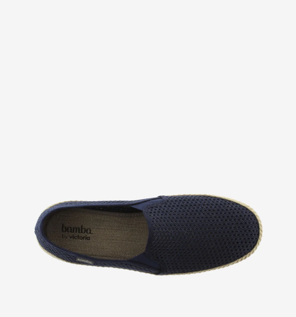 ANDRÉ CAMPING ÉLASTIQUES MESH Baskets sans lacet pour homme MARINO