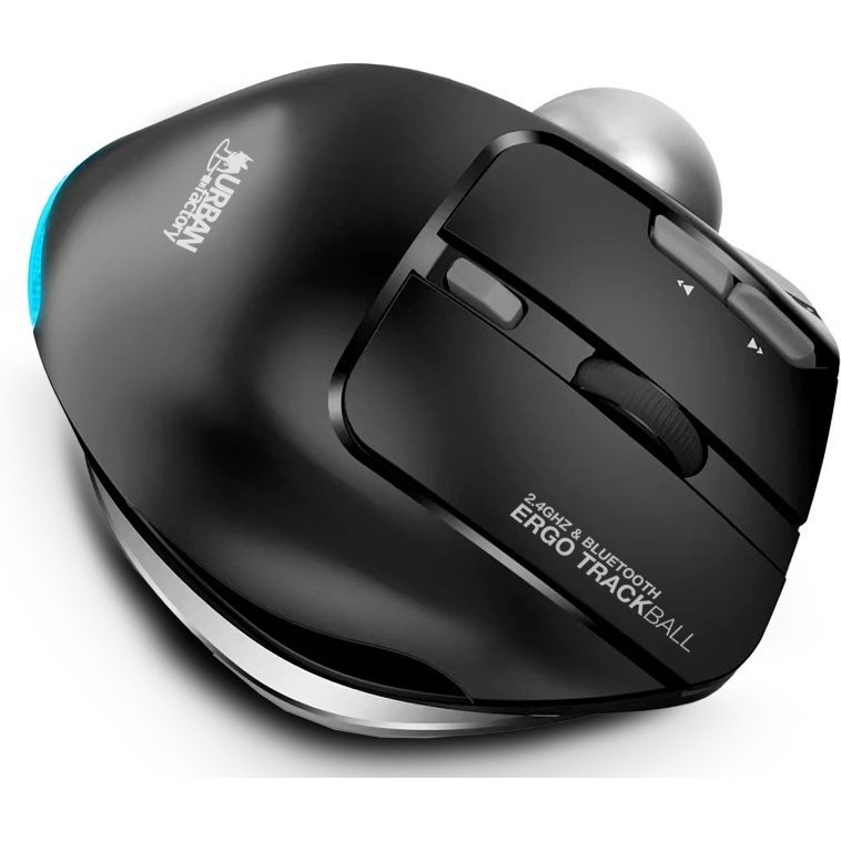 Urban Factory EMT01UF souris Bureau Droitier RF sans fil + Bluetooth 4800 DPI